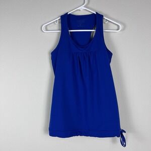 Athleta Tank Top Womens Size Small Blue Tinker Athletic‎ Bra Racerback